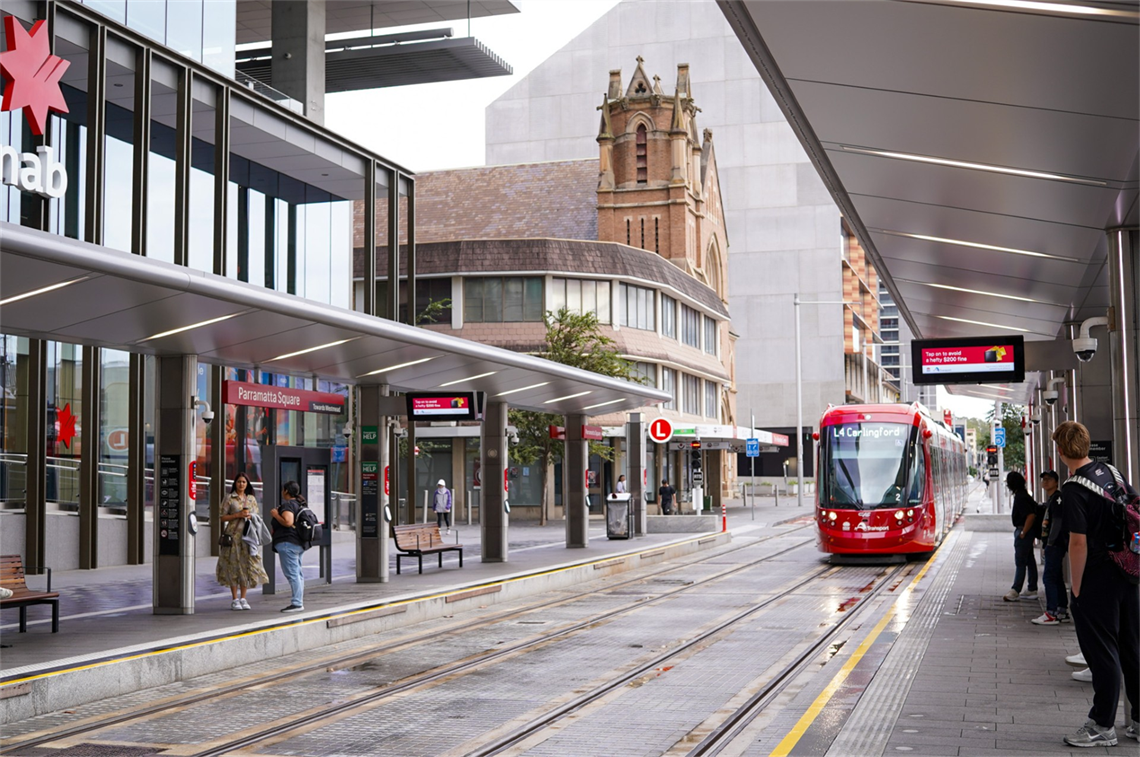 Parramatta Light Rail 'Have a go' guided trip