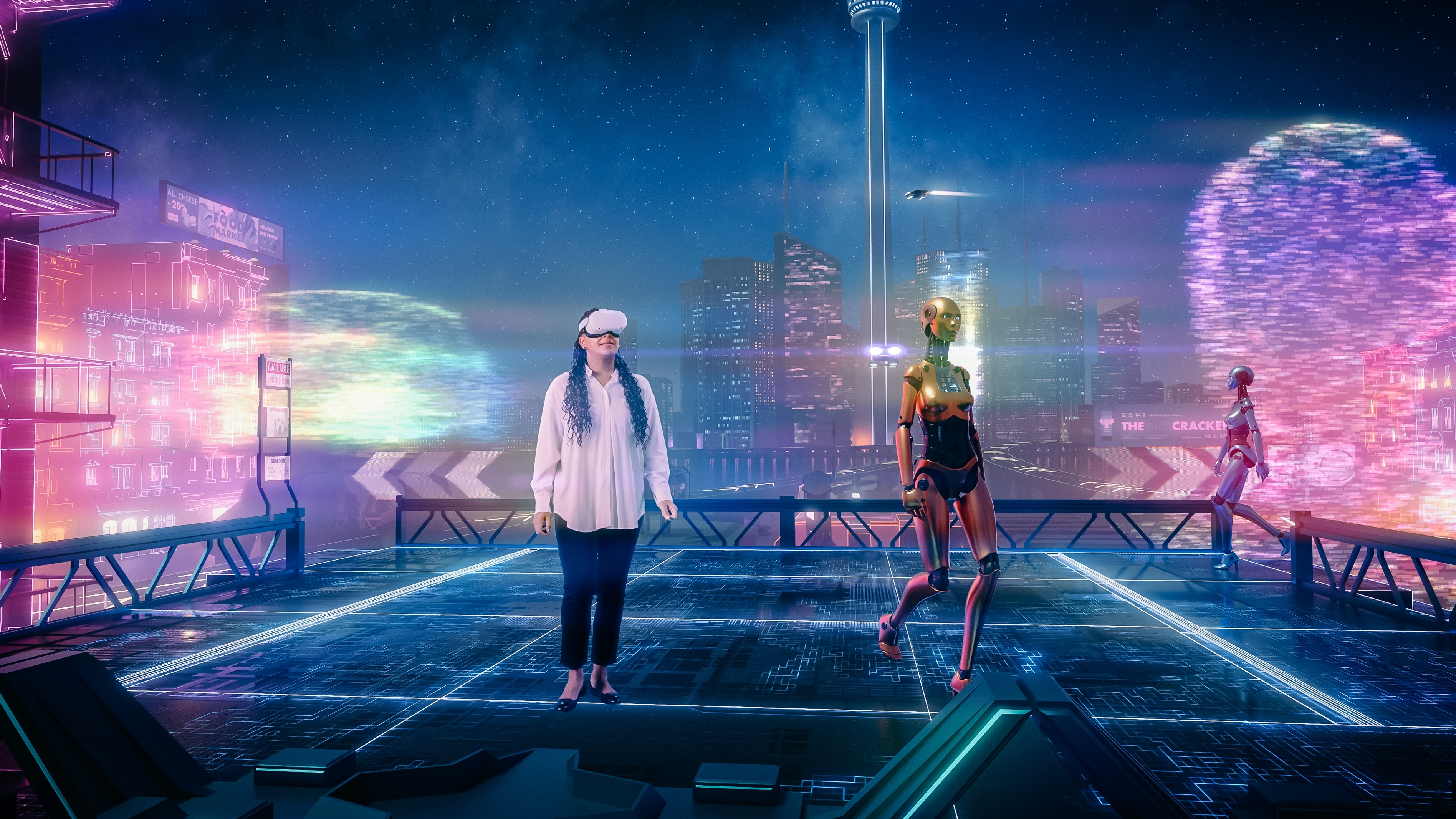 Virtual World created by AI