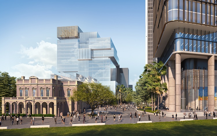 Architectural render of Parramatta Square