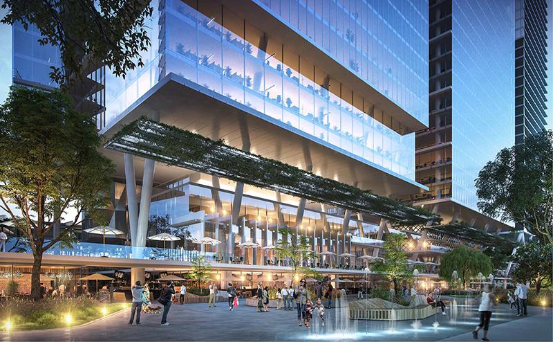 An artist's impression of 4 Parramatta Square