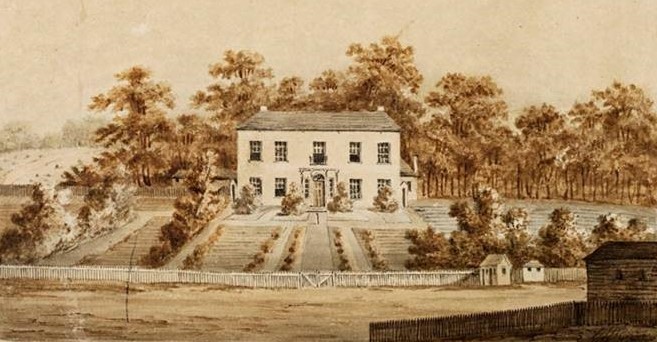 Government House Parramatta, 1805. Painting by George William Evans. Source: Mitchell Library, State Library of NSW