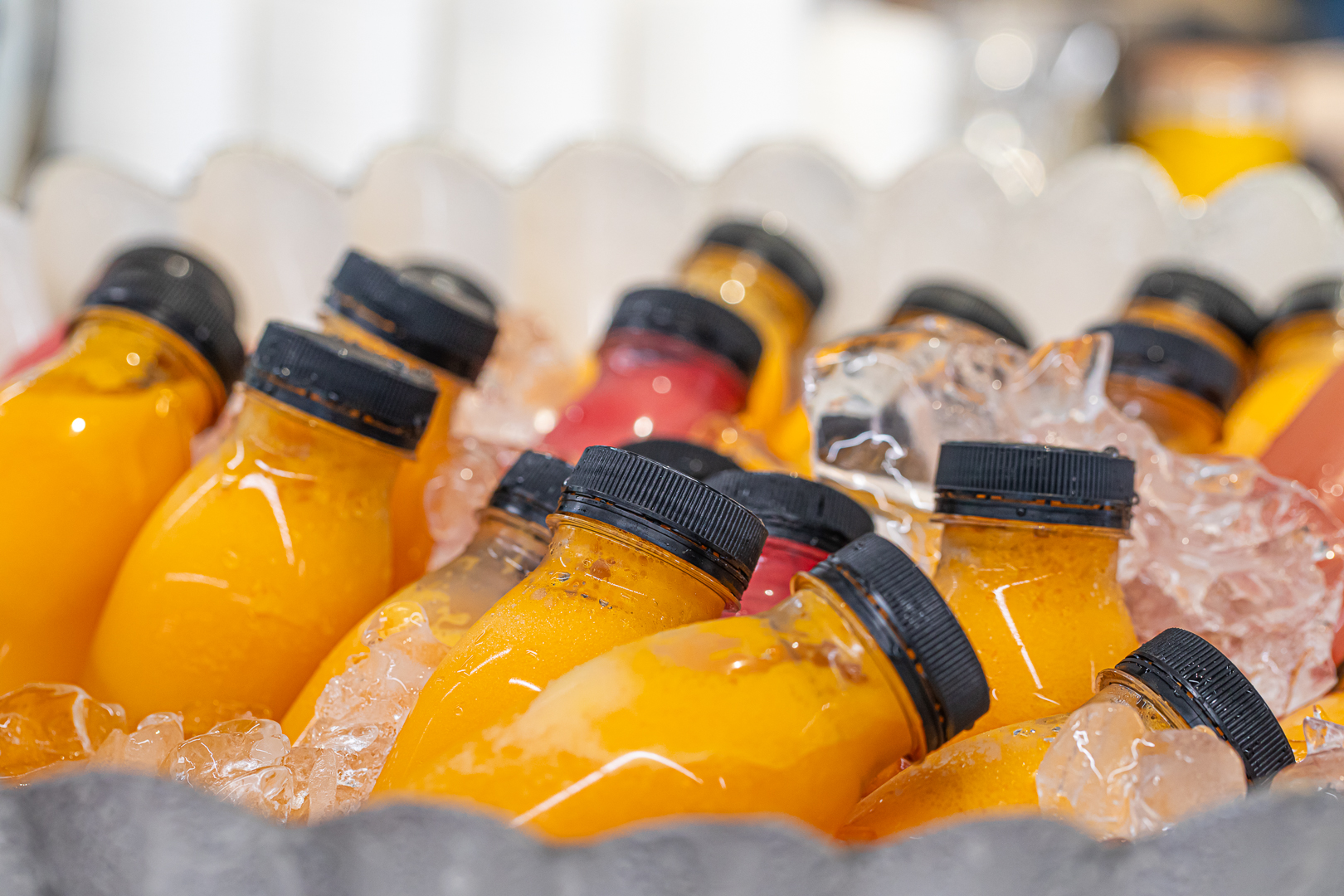 Fresh Juices on display