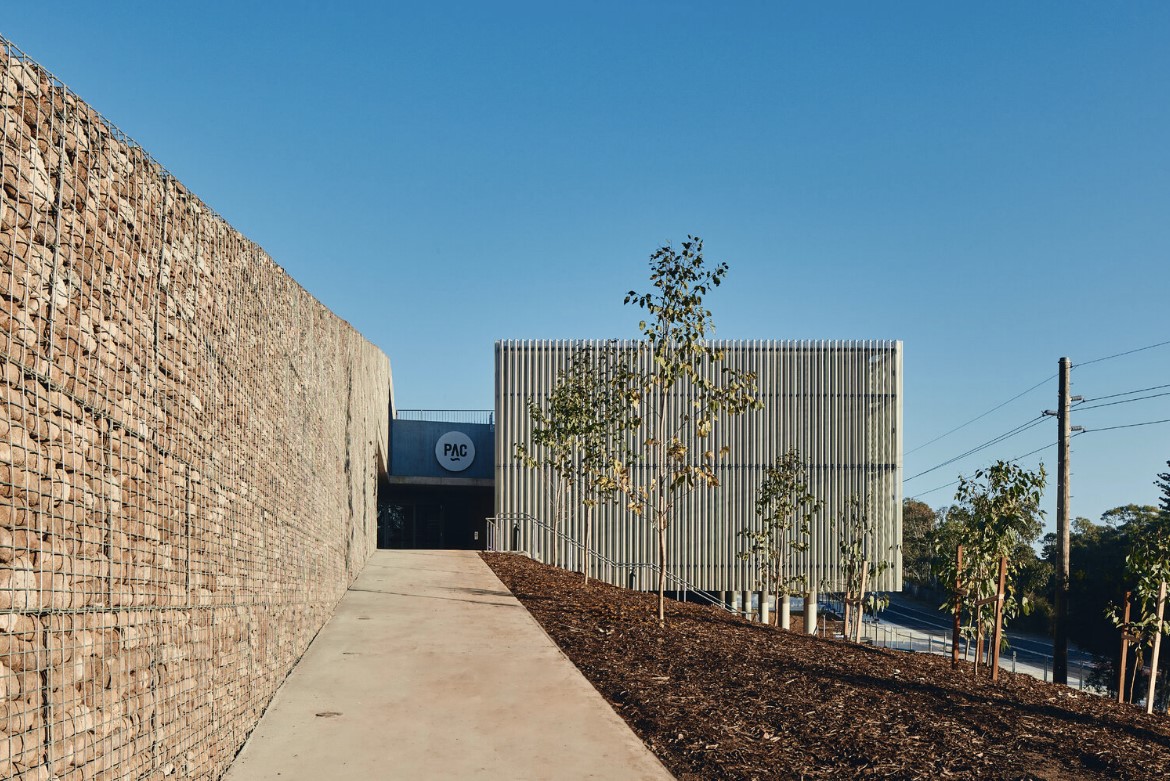 Entrance of the Parramatta Aquatic Centre