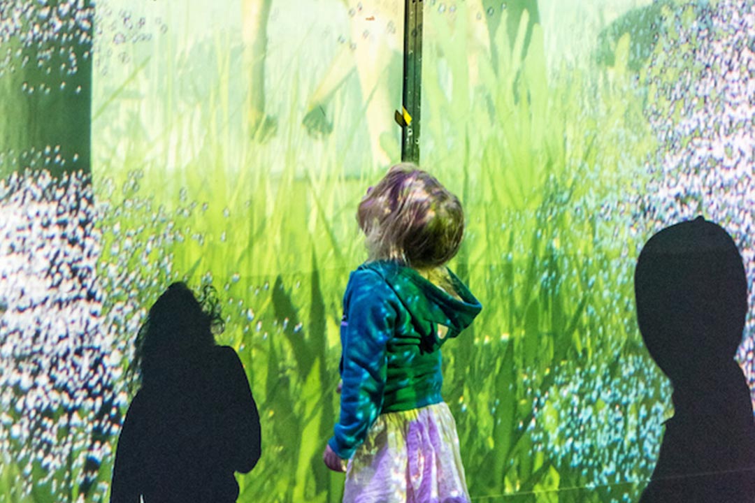 Creature with little girl
