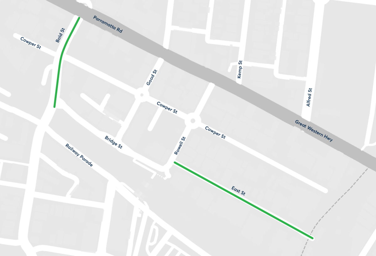 Tree Planting map of Granville