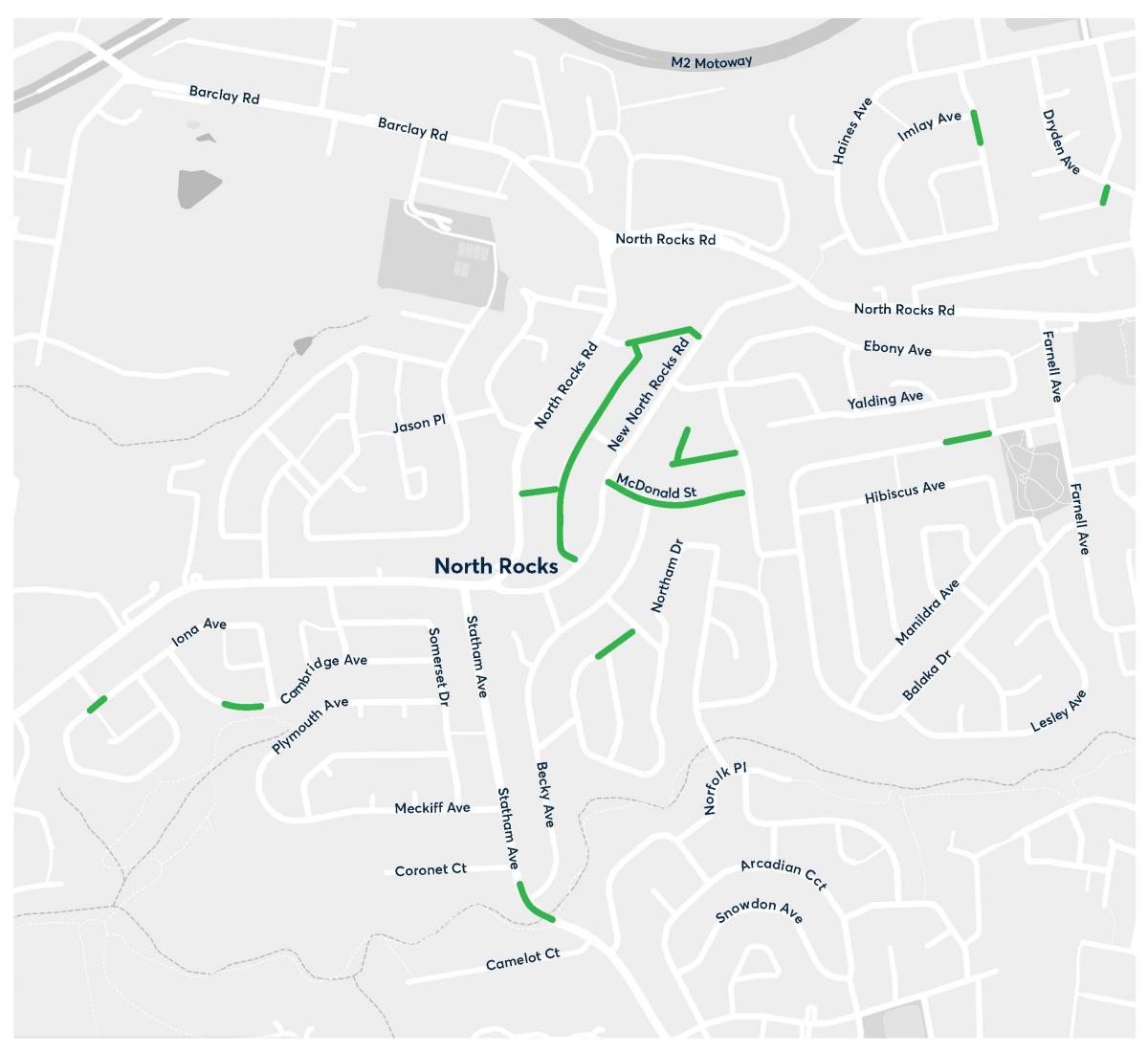 Tree planting map of Carlingford