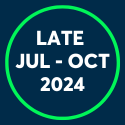Word late July and October in circle