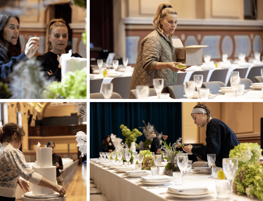 First class service and finishing touches make the spaces unique for each occasion.