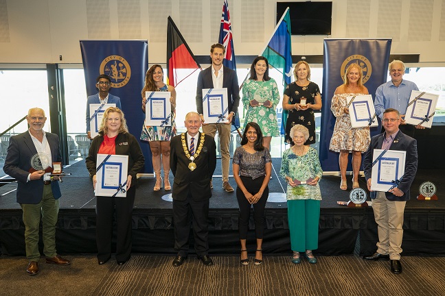 Lord Mayor with Australia Day Award winners