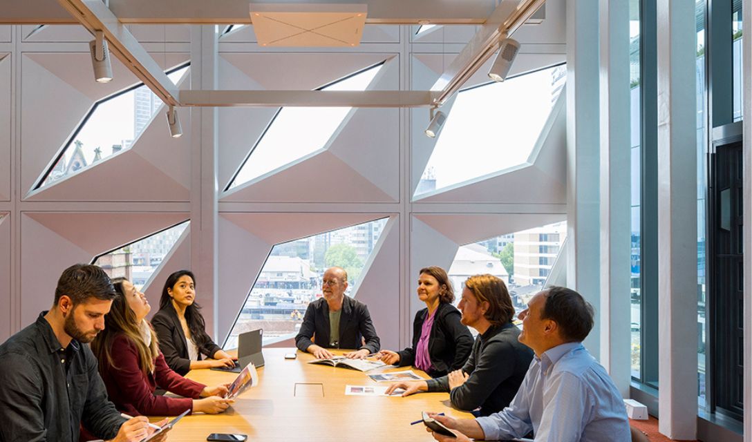 People in meeting room