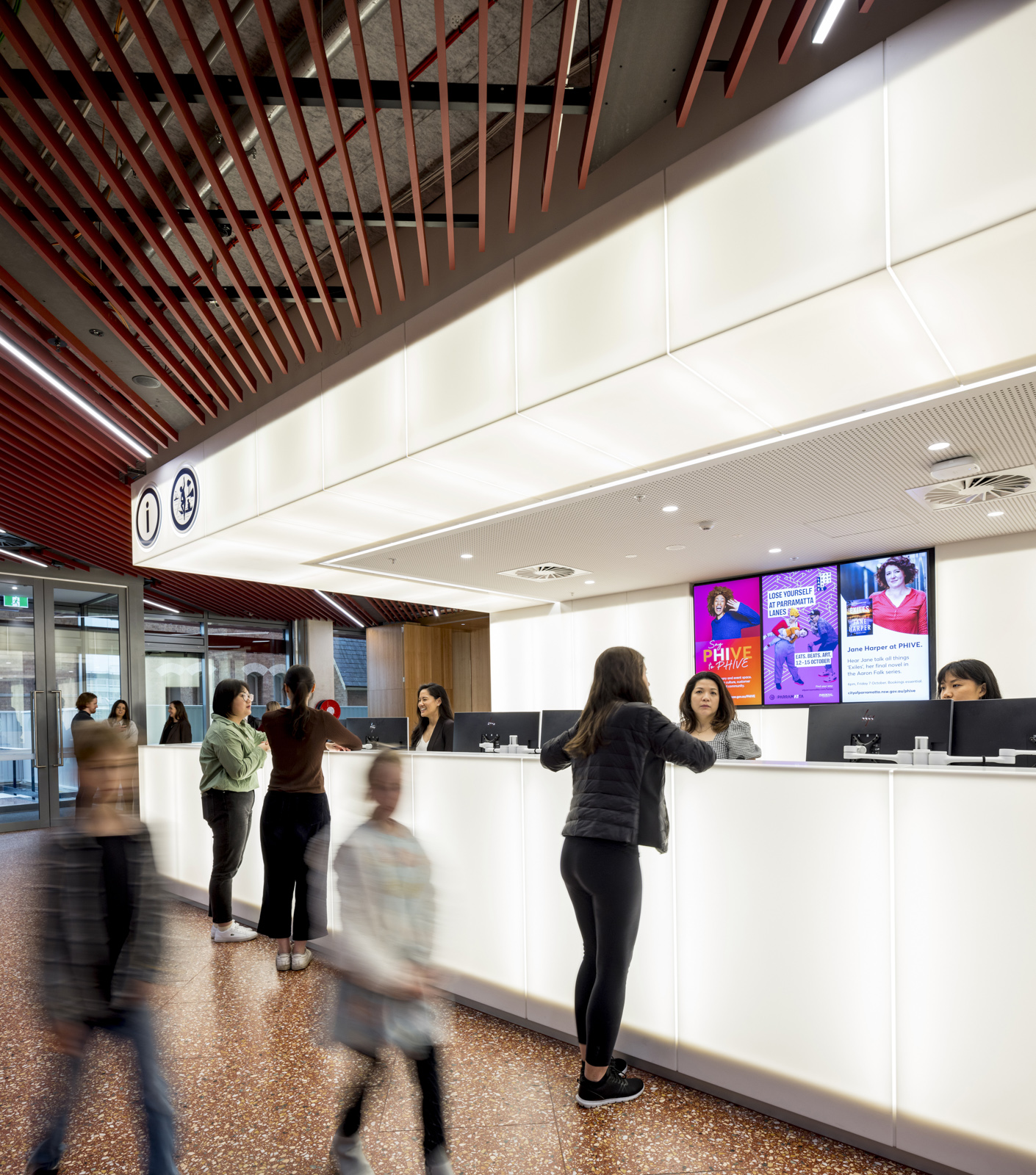 customer service desk