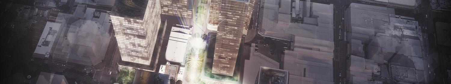 Birds eye view of CBD