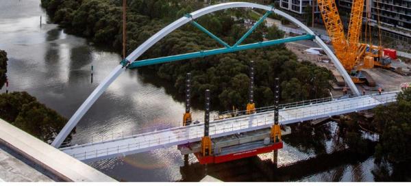 Bridge under construction