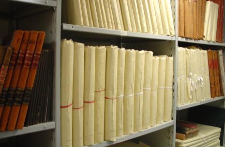 Parramatta City Archives - old folders and books