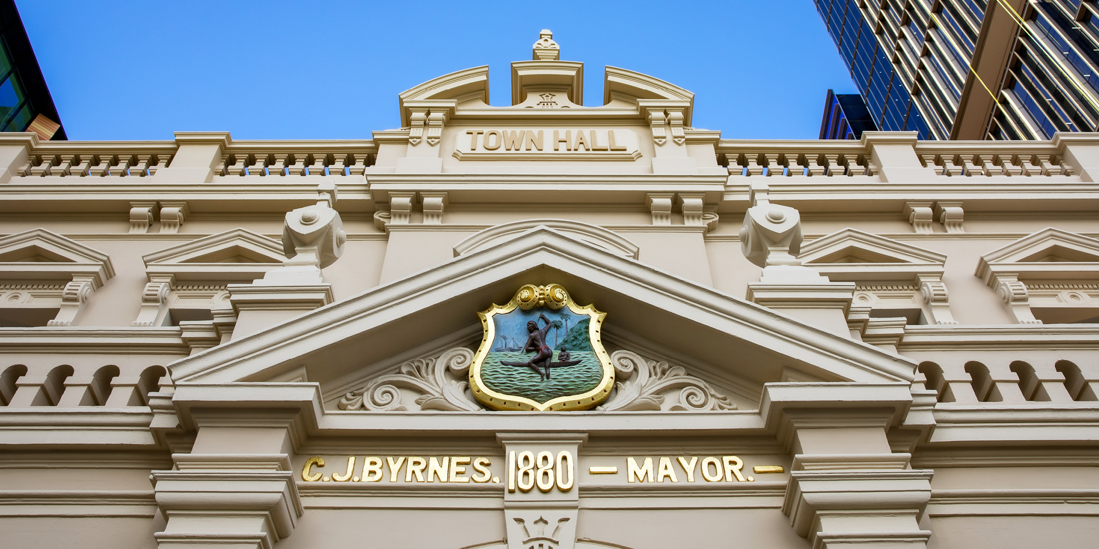 exterior shot of parramatta townhall