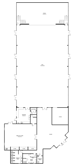 Roselea Community Centre floor plan